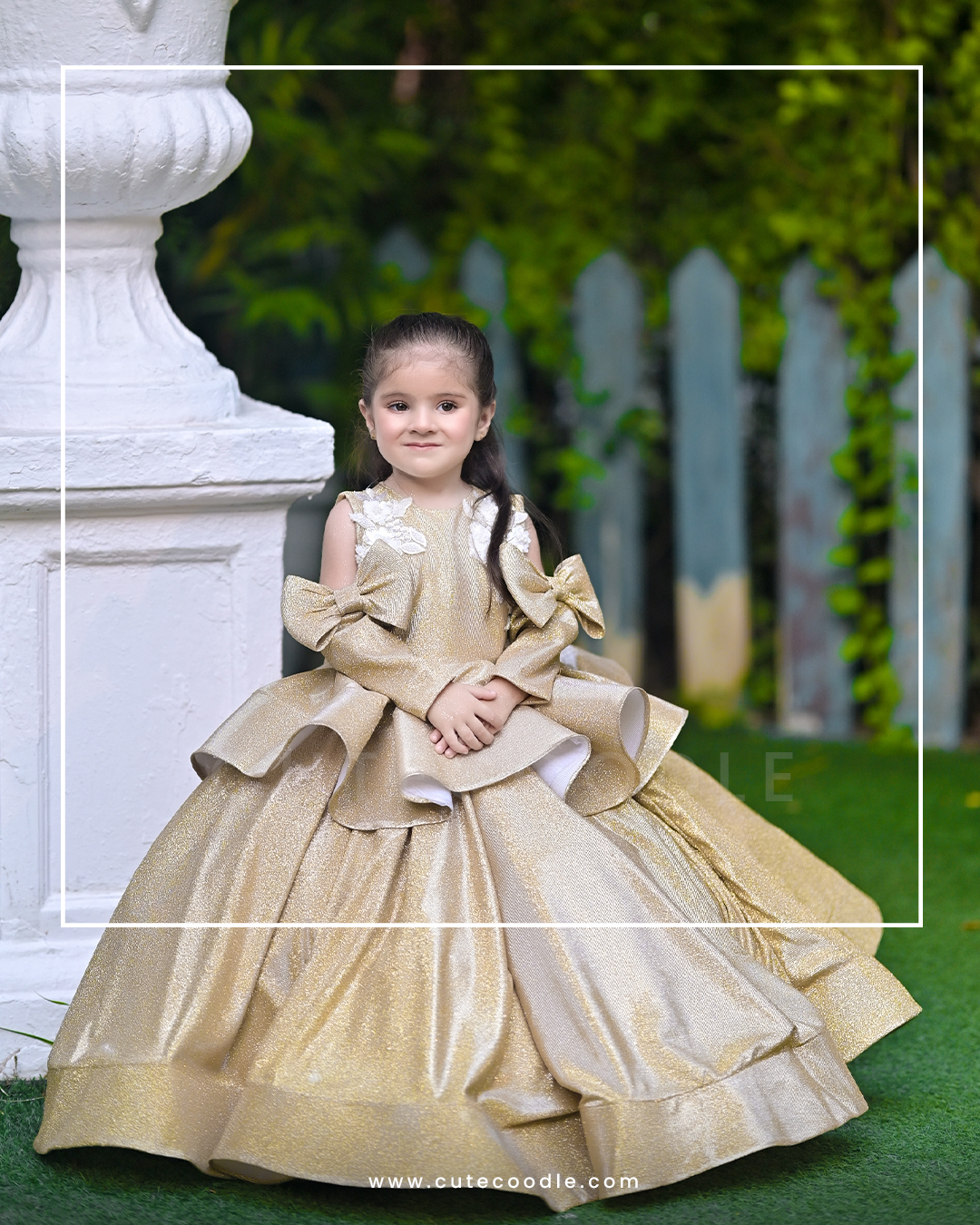 Golden Whisper Dress