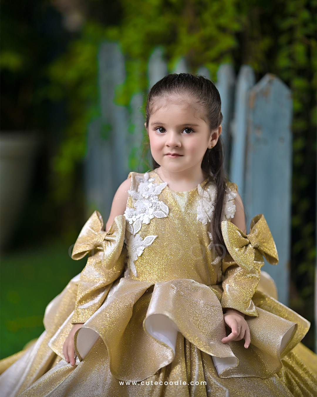 Golden Whisper Dress